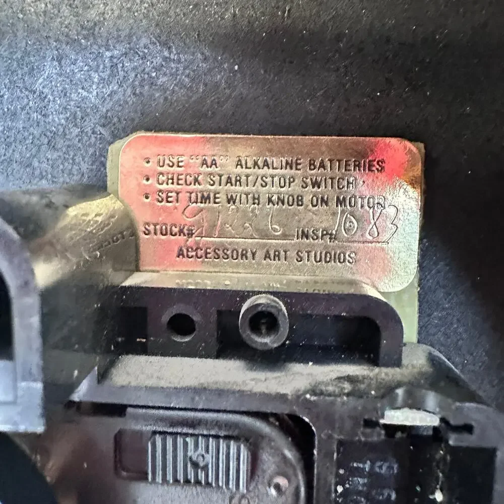 Gold Disco Hollywood Regency ACCESSORY ART STUDIOS Wall Mirrored Clock Deco 80s - Picture 7 of 8